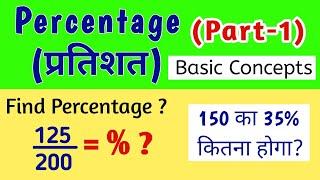 Percentage (प्रतिशत) क्या है? Percentage कैसे निकालते हैं? | (Part-1)