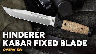 Hinderer Knives KaBar | Full-Tang 3V Fixed Blade Overview