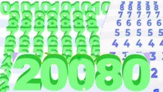 Lets Play Additional  Android Math  Games - Number Rush 2048 Challenge Vs Numbers Running