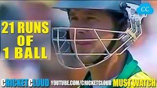 Cricket World Record -  21 RUNS of 1 BALL !!