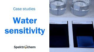 Water sensitivity with dispersants [Case studies]