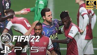 FIFA 22 Arsenal vs Tottenham Hotspur | CPU Simulation | Next Gen Gameplay PS5™ (4K)