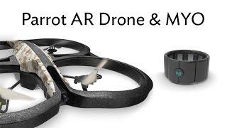 Demo: Parrot AR.Drone 2.0 X Thalmic Myo armband