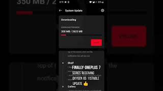 OnePlus 7 series receiving oxygen os 11 stable #update  #oneplus #shots #video