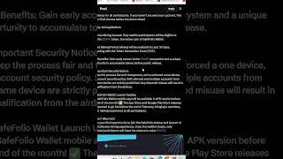 Safefolio Wallet Waitlisting Airdrop #Airdrop #Crypto