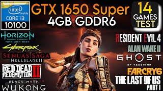 GTX 1650 Super + I3 10100 & 32GB Ram - Test In 14 Games !