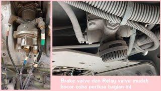 ini penyebab brake valve,relay valve hino 500 bocor bikin angin tekor bisa saja karena hal ini