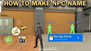 How To Make FF & FF Max Self Name Location OBB File | NPC Name OBB Making