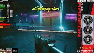 Cyberpunk 2077 Path Tracing FSR 3 FG, 1440p | 7900 XTX | R7 9800X 3D 5.5GHz