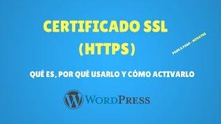 Instalar Certificado SSL (HTTPS) en Wordpress GRATIS !!