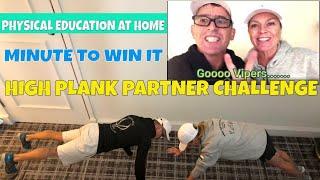 MINUTE TO WIN IT - HIGH PLANK PARTNER CHALLENGE