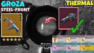 PLAY WITH GROZA + THERMAL SCOPE IN ARTIC BASE | PUBG METRO ROYALE