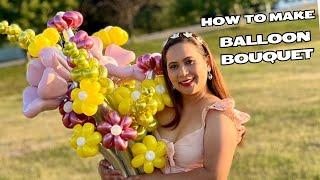 How to make. Balloon Bouquet  (Amazing Birthday Balloon Bouquet)