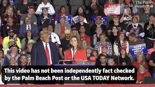 Donald Trump addresses Puerto Rico with Senator Zoraida Buxó and courts Latino vote at PA rally