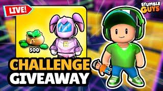 500 GEMS | live stumble guys  | Complete the challenge & win gems | live EU server | #stumbleguys