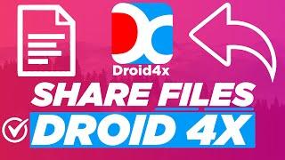 How To Share Files Droid4x and Pc Files-Move  and Copy Files |import & Export Files Emulator