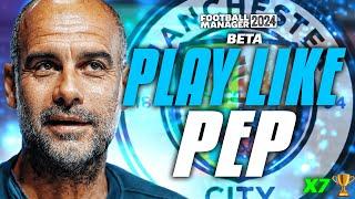 Play Like Pep In FM24... x7  | The PERFECT 4-3-3 FM24 Tactic!