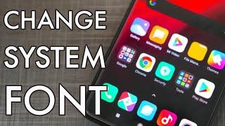 MIUI 11: Change System Font [Hindi]