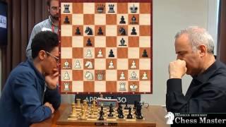 Kasparovs PERFECT ATTACK  vs. US Champion Fabiano Caruana!