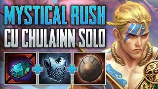 MYSTICAL RUSH! Cu Chulainn Solo Gameplay (SMITE Ranked Conquest)