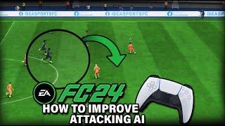 EA FC DIRECTED RUNS ATTACKING TUTORIAL | HOW TO CREATE SPACE IN THE ATTACK