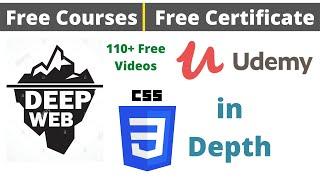 Free Certificate Udemy Courses Deep Web & CSS tutorial for beginners Online Classes #DeepShukla