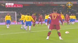 Ronaldo / Kaka / Quaresma Legendary Show ! Brazil 0-2 Portugal (2007) Full Review .