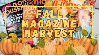 Fall Magazine Harvest | Journal and Gluebook images