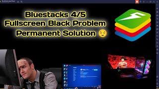 How To Solve Bluestacks Black Screen Problem || Bluestacks Full Screen Black Problem Solve  || #ff