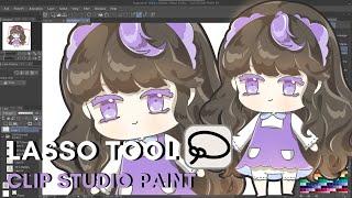 Tô màu bằng LASSO TOOL cực đơn giản trên CLIP STUDIO PAINT