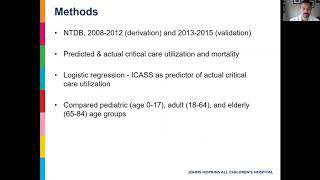 QS1. The International Classification Of Disease Critical Care Severity Score (ICASS) Demonstrates