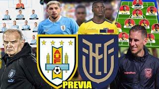 CON CAMBIO URGENTE! ESTA ES LA ALINEACION DE BECCACECE CON ECUADOR PARA ENFRENTAR  A URUGUAY! PREVIA