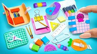 ¡Miniaturas para el Regreso a Clases! ️ Crea Adorables Manualidades DIY