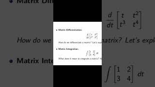 Intro to Matrix Calculus