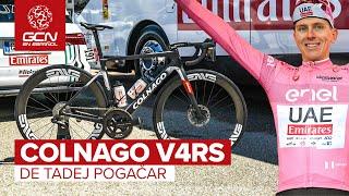 La Colnago V4RS de Tadej Pogacar y del equipo UAE