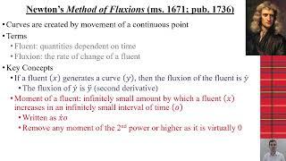 The Beginnings of Calculus and Other Related Topics