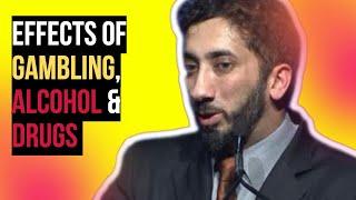 EFFECTS OF GAMBLING, ALCOHOL AND DRUGS IN ISLAM I ISLAMIC LECTURES I NOUMAN ALI KHAN NEW