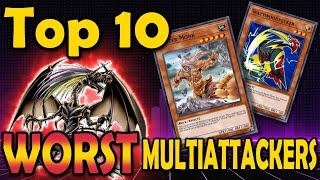 Top 10 WORST Monsters That Can Attack Multiple Times in Yugioh