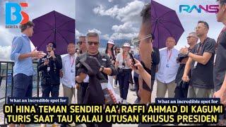 Di Kira Orang Biasa Turis Ini Kagum Saat Tau Aa' Raffi Ahmad Utusan Khusus yang Kunjungi Danau Toba