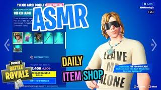 ASMR Fortnite NEW Kid Laroi Skins! Daily Item Shop  Relaxing Whispering 