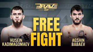 Husein Kadimagomaev vs Agshin Babaev | FREE FIGHT | BRAVE CF 68