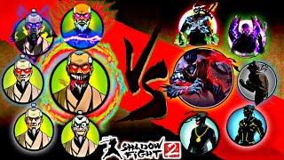 Shadow Fight 2 All Sensei Vs All Shadow