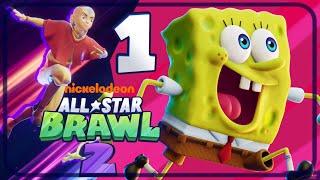 Nickelodeon All-Star Brawl 2 Walkthrough Part 1 (PS4) SpongeBob