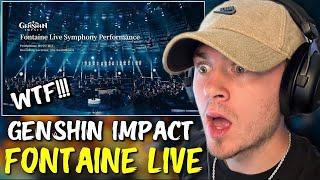Reacting to GENSHIN IMPACT Fontaine Live Symphony Performance | REACTION