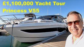 £1,100,000 Yacht Tour : Princess V55