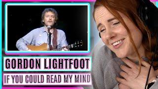 Vocal Coach reacts to Gordon Lightfoot - If You Could Read My Mind (Live)