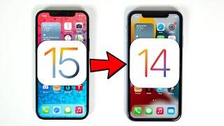 How to Downgrade iOS 15 to iOS 14! (Without Losing Data)