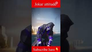 Joker suit attitude status | PUBG Mobile #Shorts #short #pubg  #agtechgamer