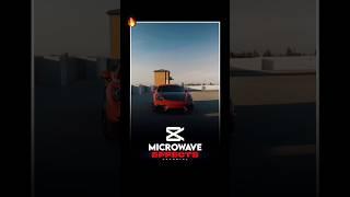 How to edit Microvave Effect Tutorial Capcut | Capcut Reverse Speed Video tutorial #shorts #capcut