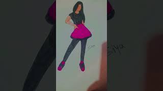 Pink black||#shorts#art#